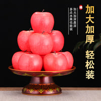Alloy Offering Plate with Lotus Design for Buddhist Altar