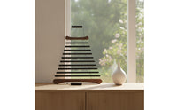 Wind Chime with Mallet 10-Tone Bar Chime with Bag Percussion Instrument Suspended Black for Meditators, Meditation