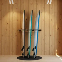 Easy Installation Surfboard Wall Mount Space Saving Surfboard Wall Rack Large Capacity Snowboard Storage Mount Scratch Protection for Surfers, Snowboarders, Garage, Home