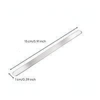 Bracelet Blank with Rounded Ends Bendable Aluminum Bracelet Blank Metal Flat Straight for Crafters, Jewelry Making, DIY Crafts