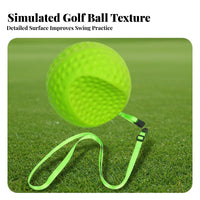 golfs Swing Training balls Adjustable Lanyard Portable Arm Connection Swing for Beginners, Driving Range