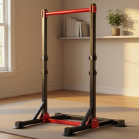 Steel Frame Freestanding Pull-up Bar Anti-Slip Freestanding Pull up Bar Wide Floor Pads Fitness Equipment Stable Standing for Home Exercise, Stretching