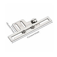 Sewing Machine Binder Attachment Easy to Install Bias Binding Foot Lace Tape Attachment All Metal Tape Folder Foot Adjustable