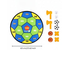 Wall-Mounted Sticky Target Board Safe Sticky Ball Launcher Toy Indoor Throwing Game Child-Friendly for Children, Toddlers, Playroom, Home