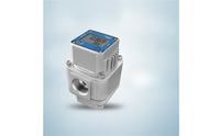 Volume Meter Electronic Digital Volume Meter with Digital Display Threaded Flowmeter for Professionals, Industrial, Research Facility, Workshop