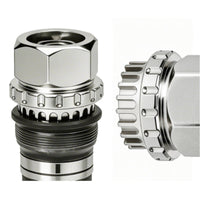 Anti-Drop Splined Bottom-Bracket Sleeve Tool Carbon Steel Bike Bottom-Bracket Sleeve Tool Knurled Bike Part Threaded