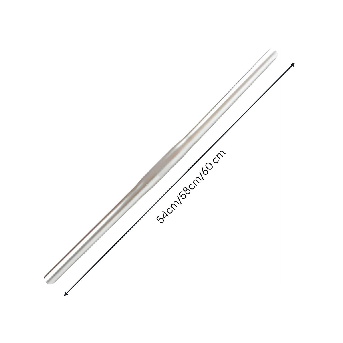 Lightweight 25.4mm Handlebar High Strength Straight Bike Handlebar Easy Installation for Fixie Riders