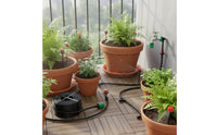 DIY Trickle Irrigation Kit Adjustable Nozzles Trickle Irrigation Kit Automatic Garden Watering System Leak-Resistant for Balcony