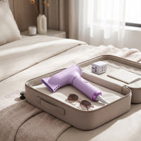 Lightweight Mini Hair Dryer Fast Drying Handheld Hair Dryer Ergonomic Portable Hairdryer Powerful Air Current for Travelers, Dorm Rooms, Gym