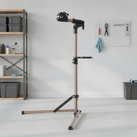 Aluminum Bike Repair Stand with Tool Tray Adjustable Bike Repair Stand Portable Bike Workstand Lightweight for Mechanics