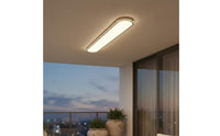 Full Spectrum Linear Ceiling Light Eye Friendly Long Strip Ceiling Light Nordic Design Home Fixture Modern Minimalist for Balcony, Corridor