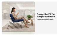 Continuous Line Armchair Modern Design Upholstered Armchair Minimalist design