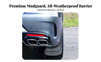 2 Pieces EVA Mudflap Wear-Resistant Car Mud Flap Adaptable Four-Season Mud Guard