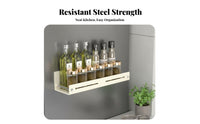 Drillno-Drill Installation Shelf Set No Drilling Required Refrigerator Organizer Multi-Purpose Kitchen Organizer Space-Saving Design for Home Cooks, Homeowners, Families, Small Areas, Laundry Room
