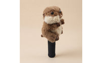 Golf Club Head Cover with Knit Sleeve Funny Driver Headcover Black Driver Head Cover for Golfers