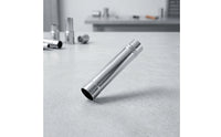 Stainless Steel Chimney Pipe Straight Heating Pipe Long-Lasting Stovepipe Easy to Install for Furnace