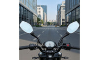 Motorcycle Dashboard Cam Waterproof Motorcycle Mirror Camera Two-Lens Rear View Riding Footage System for Motorcyclists, Motorcycles