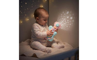 Light-up Baby Guitar with Star Light Display Interactive Handheld Musical Instrument Toy Compact Sensory Music Toy Early Learning for Toddlers