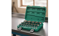 21 Pieces Socket Wrench Set Portable Socket Set Polished for Mechanics