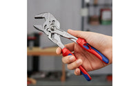 10-Inch Quick-Adjust Pump Plier Chrome-Finished Plier with Adjustable Jaw Serrated Groove-Jaw and Groove Pliers Heavy-Duty for Diyers