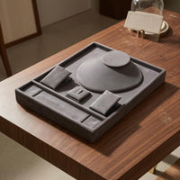 Layered Jewelry Display Flat Base Jewelry Display Stand Necklace Tray Square Shape