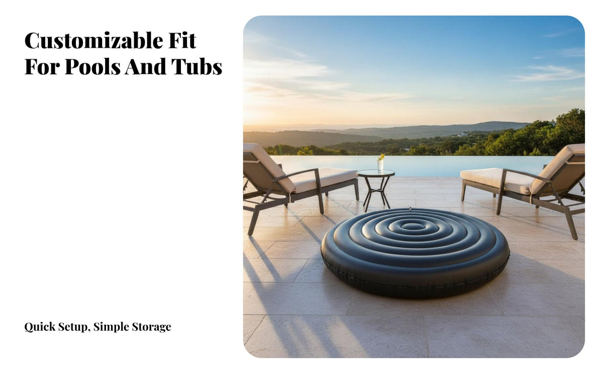 Adjustable Inflatable Hot Tubs Cover Weatherproof Protector Spa Cover for outdoor