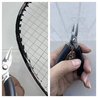 Badminton and Tennis Racket Stringing Tool Pliers, Black, Lightweight