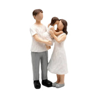 Faceless Figurine Carved Hand-Painted Figurine Resin for Shelf, Mantel, Families
