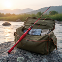 Portable Soft Tail Raft Fishing Rod for Shore Casting