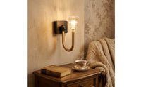 Night Light with USB Connection Retro Wall-Mounted Night Light Lamp Compact for Bedside, Hallway