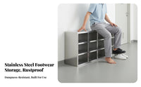 Double-Sided Shoe Cabinet Thickened for Factory Staff, Dorm Residents, Dormitory