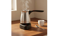 Electric Turkish Coffee Pot Easy to Use Turkish Coffee Maker Portable for Home, Office