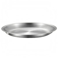 Silver Shiny Mesh Sieve Smooth Surface Stainless Steel Plate Round Shape Stainless Steel Bowl