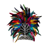Feather Headpiece Glittery Feather Headband Sparkling Hair Accessory for Entertainers, Partygoers, Dance Performances