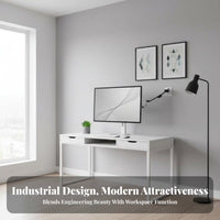 Heavy Duty Wall Mount Monitor Bracket Adjustable Height Single Monitor Wall Mount Space Saving for Workshop