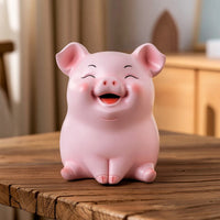 Piggy Bank Pig-Shaped Change Bank Cartoon Saving Saving Box for Desk