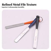 Long-Lasting Guitar Fret File Set Comfortable Grip Fret Crowning File Portable for Guitarists, DIY Enthusiasts, Workshop, Music Studio, Home