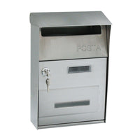 Wall-Mounted Mailbox with Lock Secure Wall-Mounted Mailbox Commercial-Grade Hardware for Landlords, Villa, Entryway, Entry Gate