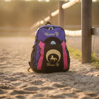 Equestrian Backpack Multi-Function Horse Helmet Backpack Made Horse Boots Bag