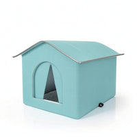 Outdoor Cat House Water-Resistant Cat Shelter Windproof for Garden