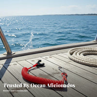 Emergency Stop Function Coiled Kill Switch Key Lanyard Easy to Attach Universal Coiled Lanyard Set Hard-Wearing Engine Cutdown Tether High Visibility for Personal Watercraft Riders, Boat Operators, Engineboat Drivers, Outboard Engine Operation, Boating