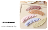 Banana Hair Fastener Korean Design Banana Fastener Upright Grip Comb DIY Base Grip Comb All-Match Design for Common Wear