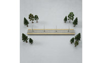 N-Scale Railway Platform Assembly Kit Miniature Station Platform Kit Plastic Scenery Realistic