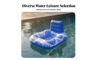 Inflatable Floater Sun Protection Canopy Inflatable Water Lounger Thickened PVC Material Infant Pool for Adults, Infants, Beach