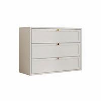 5-Drawer Metal Cabinet Space Saving Steel Bedside Storage Single-Tier