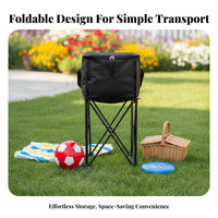 Folding Ball Storage Cart Foldable Rolling Ball Storage Cart Wheeled Athletic Gear Organizer with Wheels for Coaches, Tennis Athletes, Court-Side