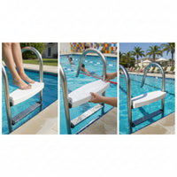 Pool Ladder Step Replacement Textured Pool Ladder Rung Replacement Hardware Universal Easy to Install