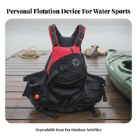 Sturdy-Duty Flotation Vest Sturdy Construction Rapid Buoyancy Aid Kayaking Buoyancy Aid Quick-Adjust Buckles Waterproof Material