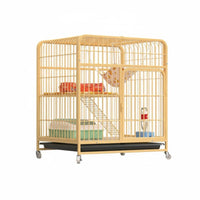 Spacious Design Multi-Level Feline Condo Easy to Clean Multi-Level Feline Playpen Sturdy Construction Pet Enclosure Secure Locking System for Indoor, Indoors, Living Room, Apartment
