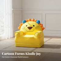 Fold-Open Crown Lounger firm-density Foam Support transformable Flip-Open Lounger